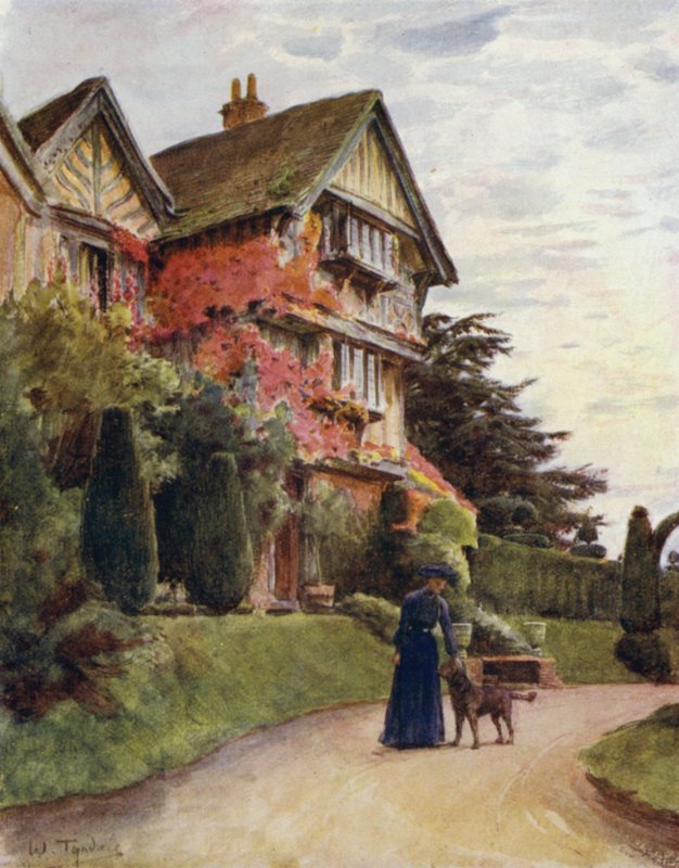 The New Forest: Littlecroft, Lyndhurst (barevné lito) od Walter Frederick Roofe Tyndale