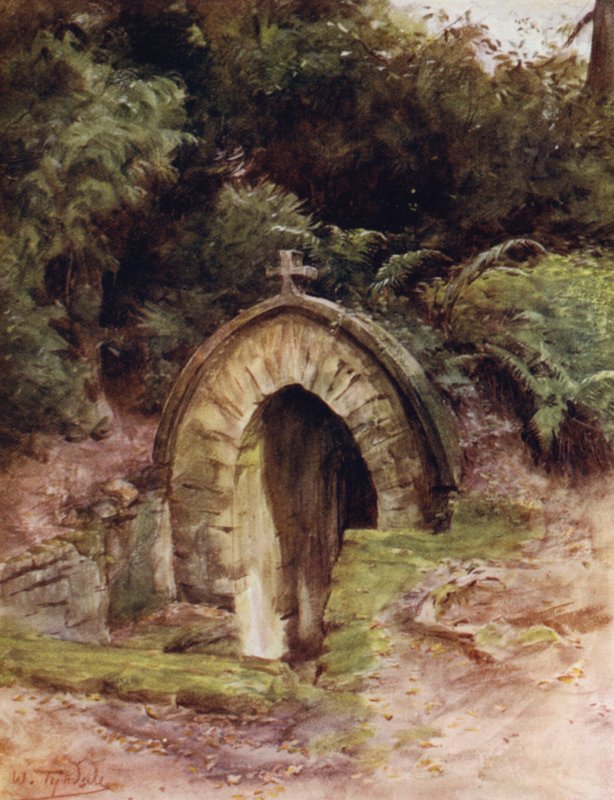 Nový les: Mniší studna, Beaulieu (barevné lito) od Walter Frederick Roofe Tyndale