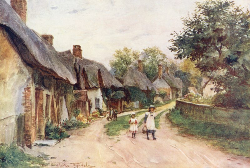 Wessex: Moreton, Dorset (barevná litografie) od Walter Frederick Roofe Tyndale