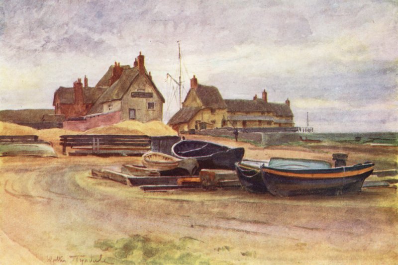 Wessex: The Bridport Arms (barevná litografie) od Walter Frederick Roofe Tyndale