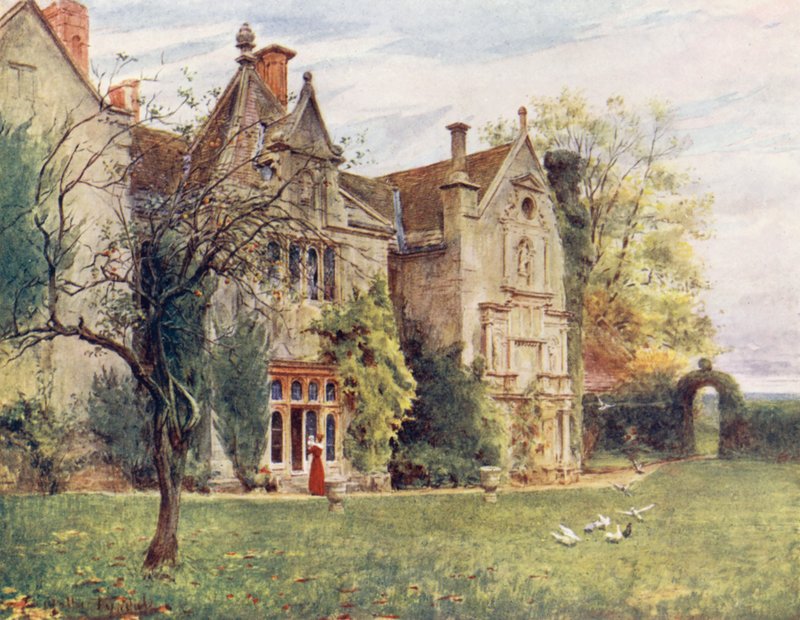 Wessex: Waterstone House, Dorset (barevná litografie) od Walter Frederick Roofe Tyndale