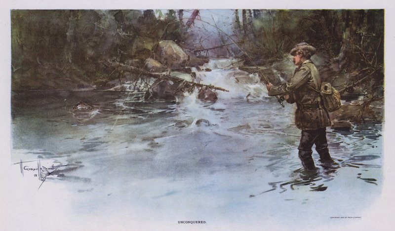 Nepokořená: rybářská scéna (barevné lito) od Walter Granville Smith