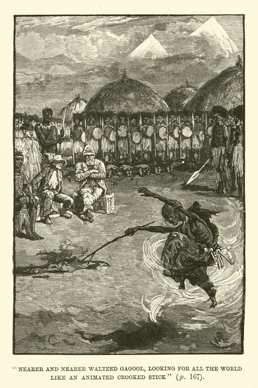 Ilustrace pro doly King Solomons od H Ridera Haggarda od Walter Paget