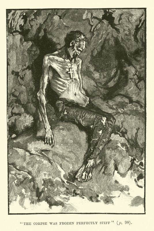 Ilustrace pro doly King Solomons od H Ridera Haggarda od Walter Paget