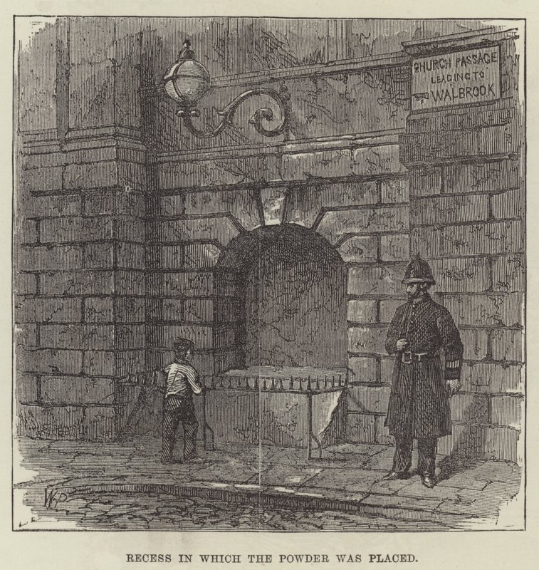 Pokus vyhodit do povětří Mansion House od Walter Paget
