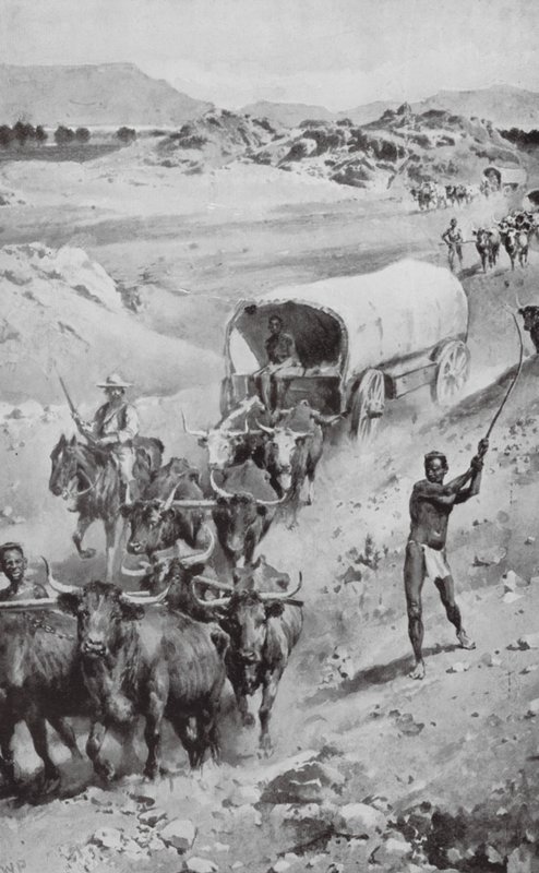 Velká búrská cesta do Natalu v letech 1835-36 (litografie) od Walter Paget