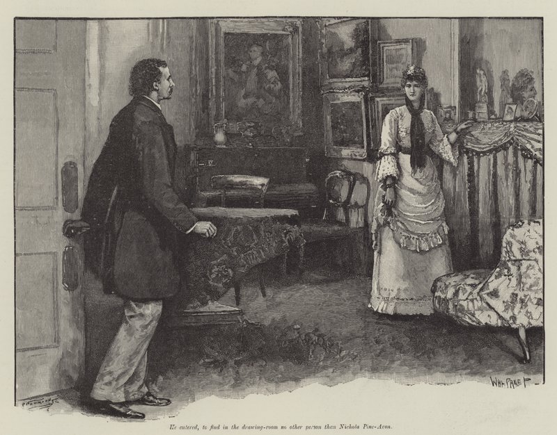 Pronásledování milovaného, Thomas Hardy od Walter Paget