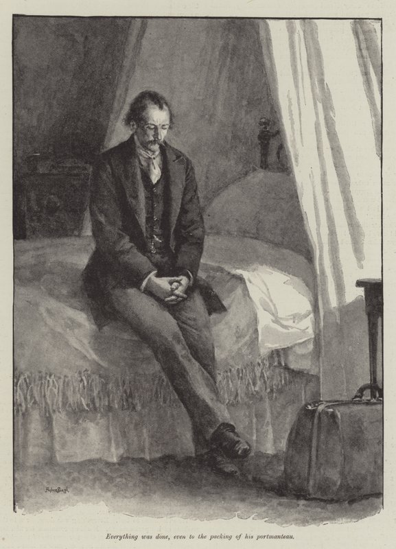 Pronásledování milovaného, Thomas Hardy od Walter Paget