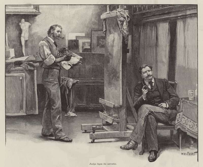 Pronásledování milovaného, Thomas Hardy od Walter Paget