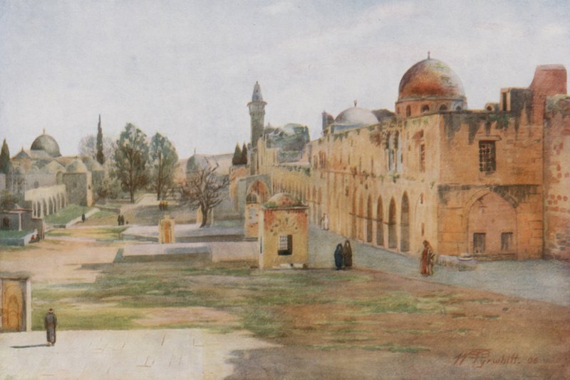 Haram Es Shereef, Jeruzalém od Walter Spencer Stanhope Tyrwhitt