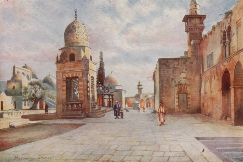 Jerusalem: The Dome of the Kite Bay, Haram-el-Sheriff od Walter Spencer Stanhope Tyrwhitt