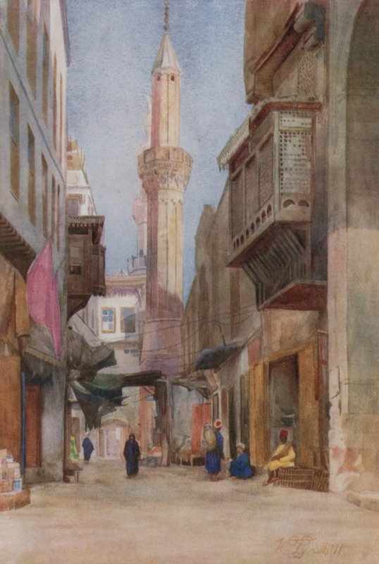 Sharia-el-Azhar, Káhira od Walter Spencer Stanhope Tyrwhitt