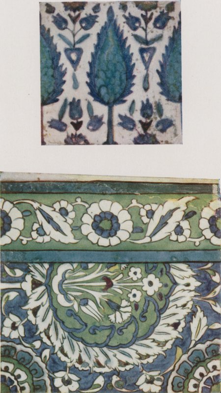 Syrská dlaždice, XVIII. století, z Damašské mešity, Syrská dlaždice, XVI. nebo XVII. století, z Damašské mešity od Walter Spencer Stanhope Tyrwhitt