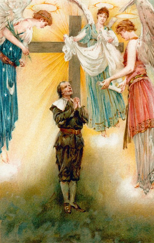Hle, přišli k němu tři zářící od Walter Stanley Paget