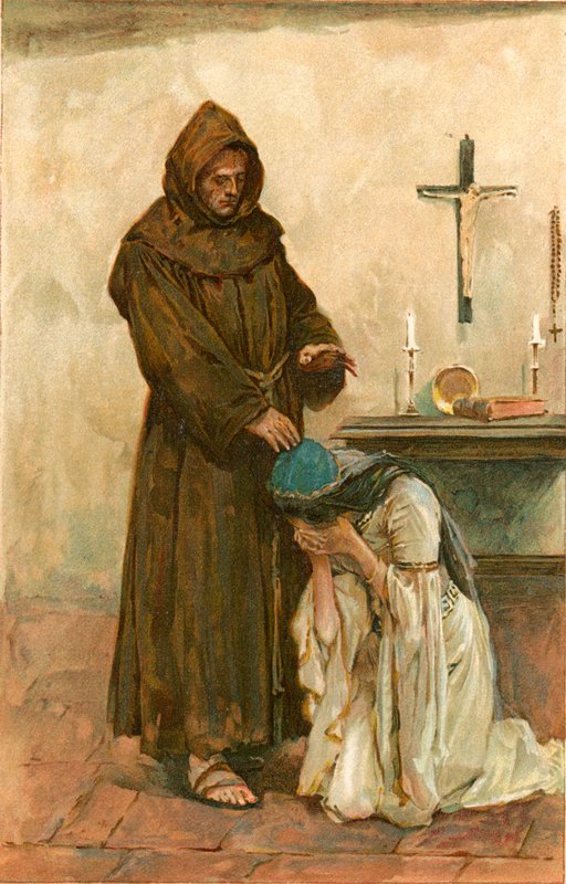 Juliet požádala přátelského mnicha od Walter Stanley Paget