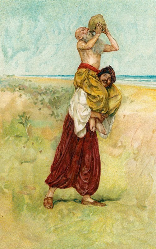 Arabské noci: Sindibád námořník od Walter Stanley Paget