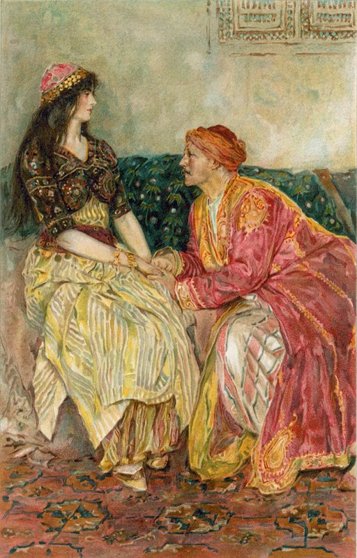 The Arabian Nights: Princezna vysvětlila vše, co se jí stalo od Walter Stanley Paget