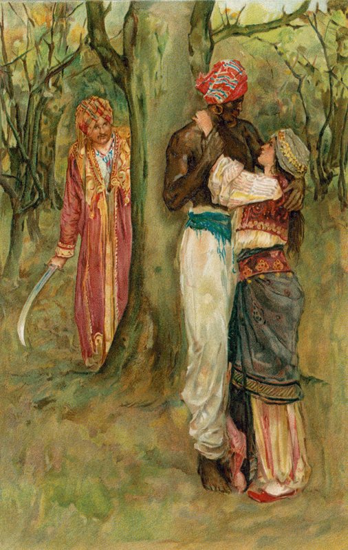 Arabské noci: Příběh rybáře od Walter Stanley Paget