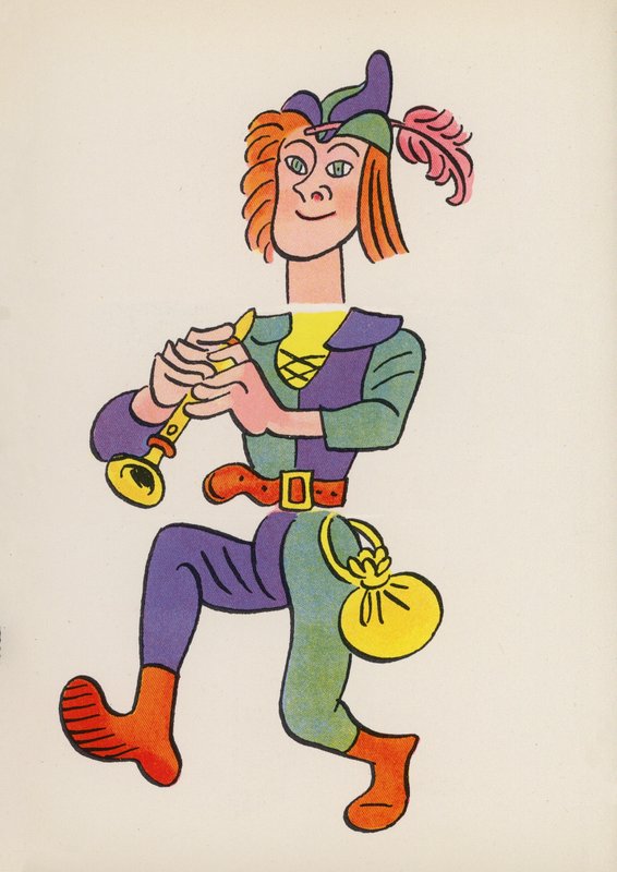 Čísla z dětských knih: (barevná litografie) od Walter Trier