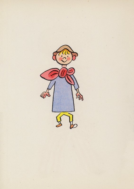Čísla z dětských knih: Tom Thumb (barevná litografie) od Walter Trier