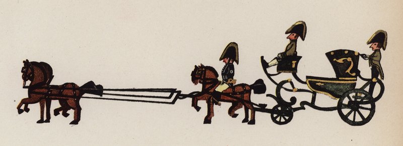 Stará hračka malovaná Walterem Trierem (barevná litografie) od Walter Trier