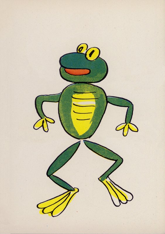 Jeden z Bláznivých lidí Waltera Triera (barevná litografie) od Walter Trier