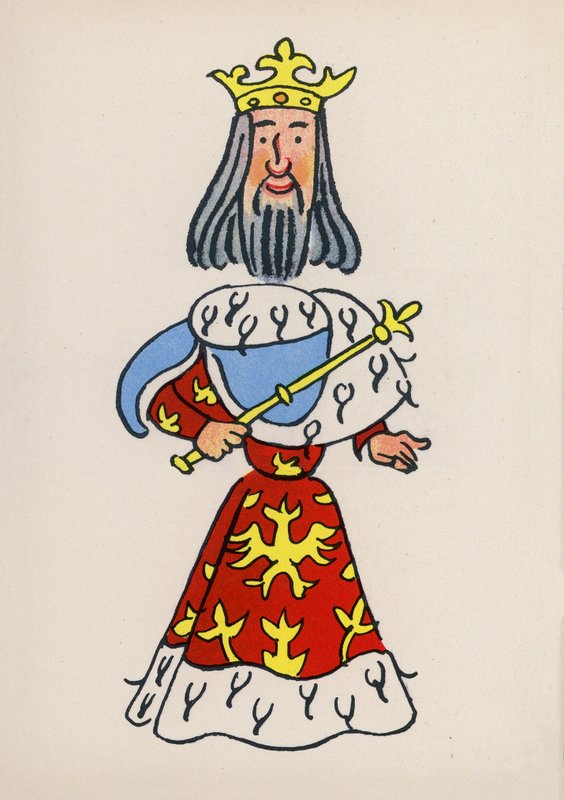Jeden z Bláznivých lidí Waltera Triera (barevná litografie) od Walter Trier