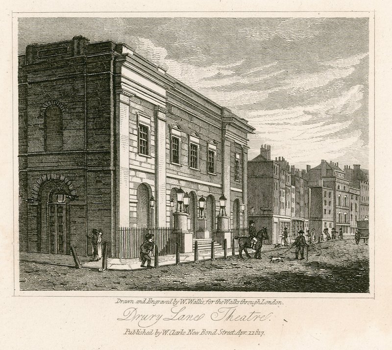 Divadlo Drury Lane, Londýn od Walter Wallis