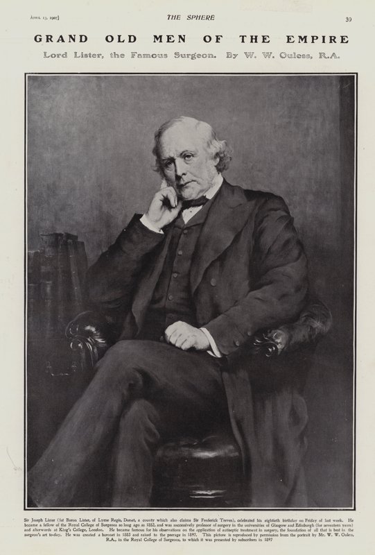 Josef Lister od Walter William (after) Ouless