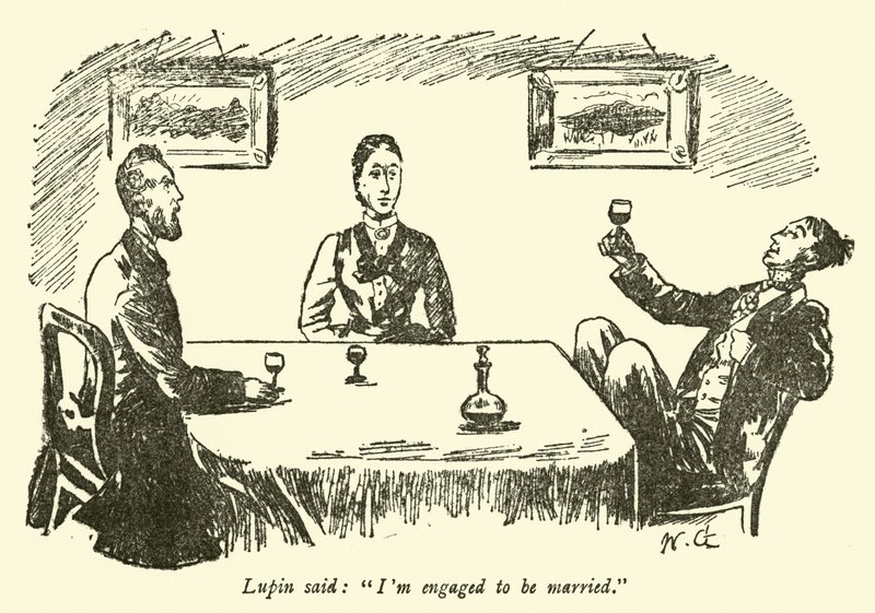 Lupin řekl: Jsem zasnoubený, abych se oženil od Weedon Grossmith