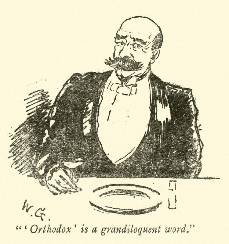 „Ortodoxní“ je velkolepé slovo od Weedon Grossmith