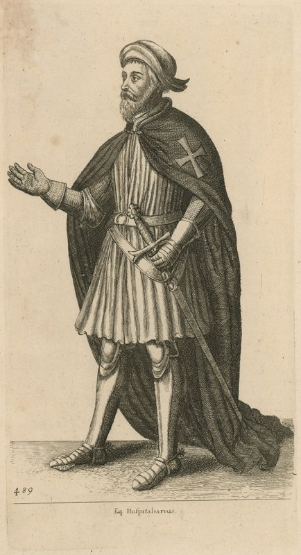 Eq Hospitaliarius od Wenceslaus Hollar