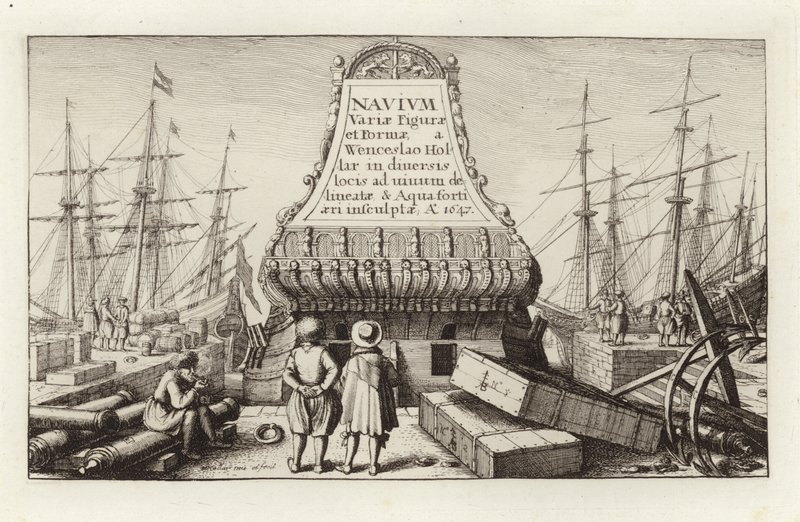 Navium Variae Figurae et Formae od Wenceslaus Hollar