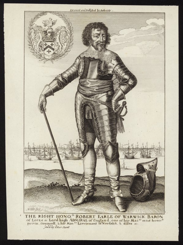 Ctihodný Robert Earl z Warwicku od Wenceslaus Hollar