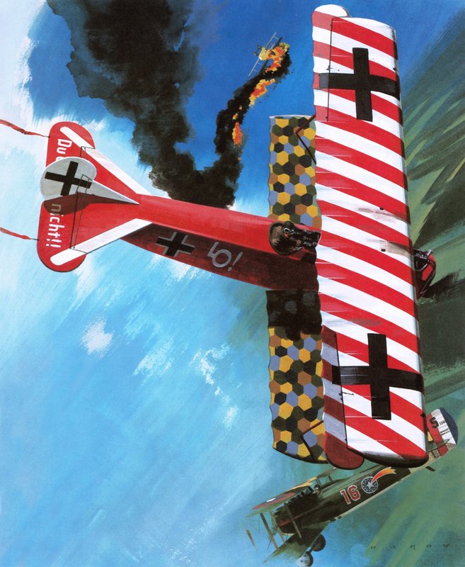 Fokker D VII od Wilf (20th century) Hardy