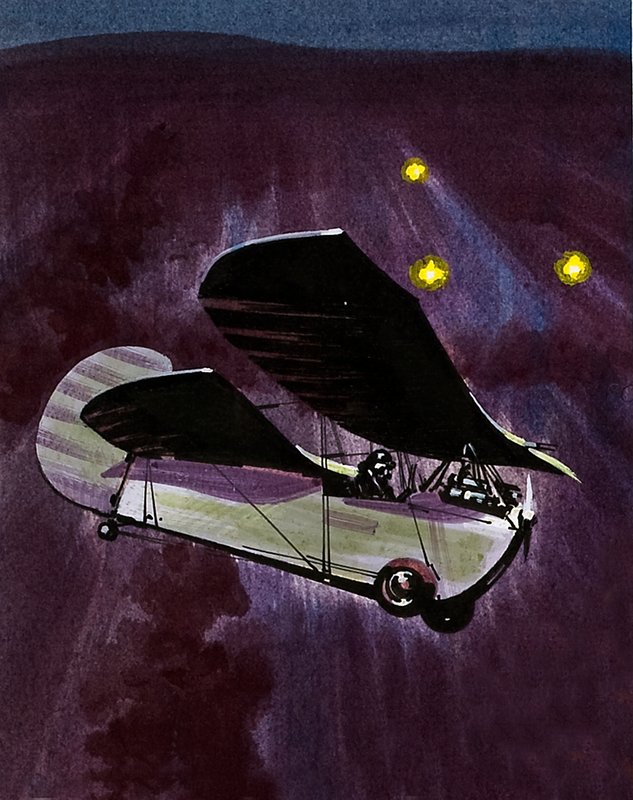 Vynález Henriho Migneta Pou de Ciel od Wilf (20th century) Hardy