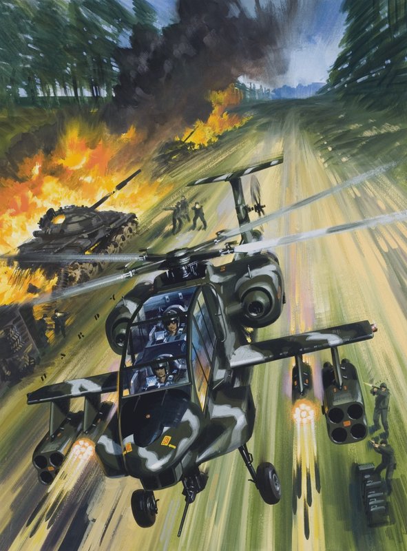 Tank Killers od Wilf (20th century) Hardy