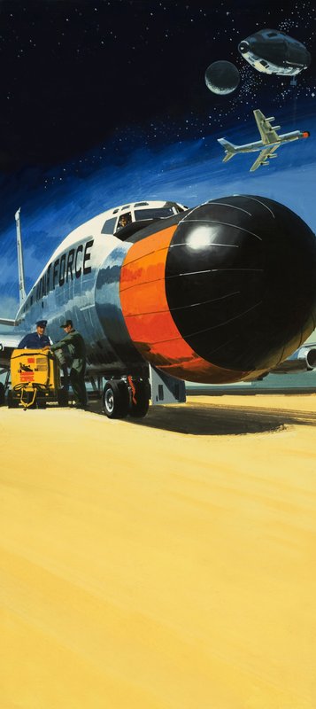 Neidentifikované letadlo s velkou přídí od Wilf (20th century) Hardy