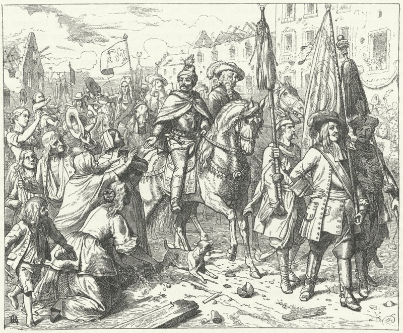 Osvoboditelé Vídně vstupují do města, 1683 od Wilhelm Camphausen