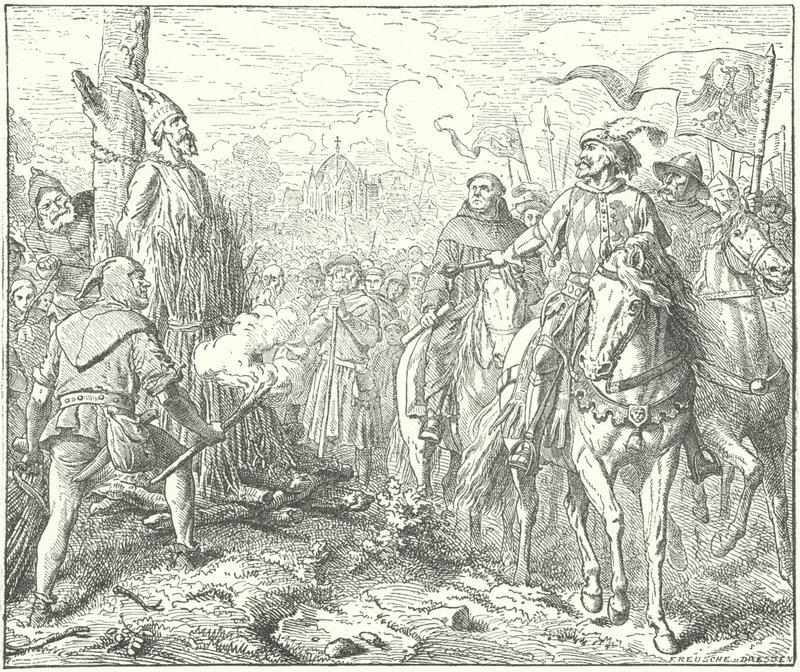 Poprava Jana Husa od Wilhelm Camphausen
