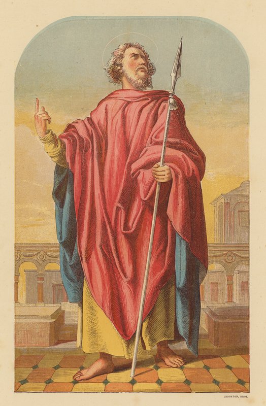 Svatý Matouš (barevná litografie) od Wilhelm Kandler
