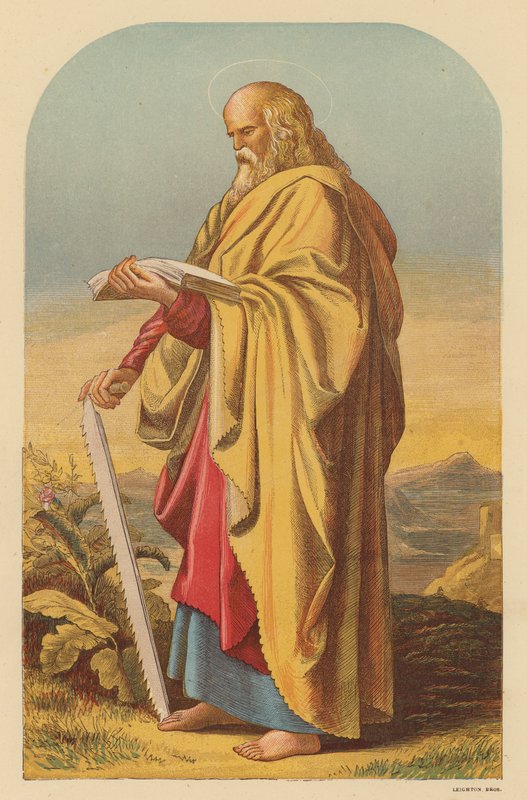 Svatý Šimon (barevná litografie) od Wilhelm Kandler