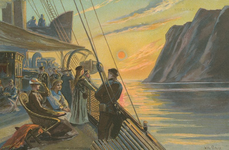 North Cape (chromolitho) od Wilhelm Peters