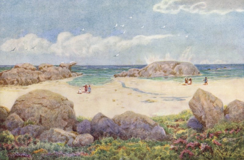 Camps Bay, na Victoria Road (barevná fotografie) od Wilhelm Westhofen