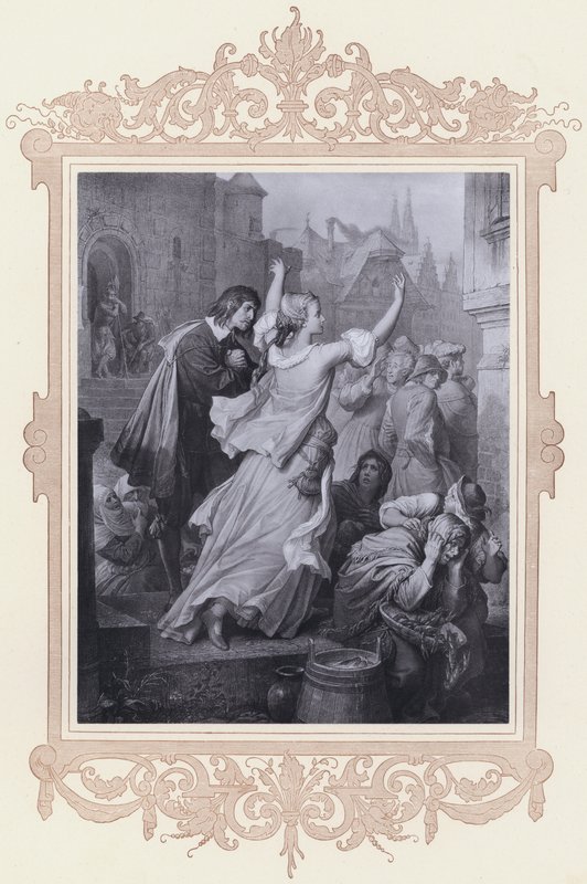 Clarchen, Egmont (litho) od Wilhelm von (after) Kaulbach