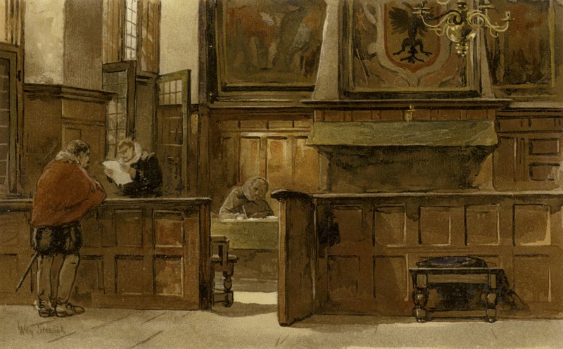 Radní komora radnice, Naarden, 1603 od Willem II Steelink