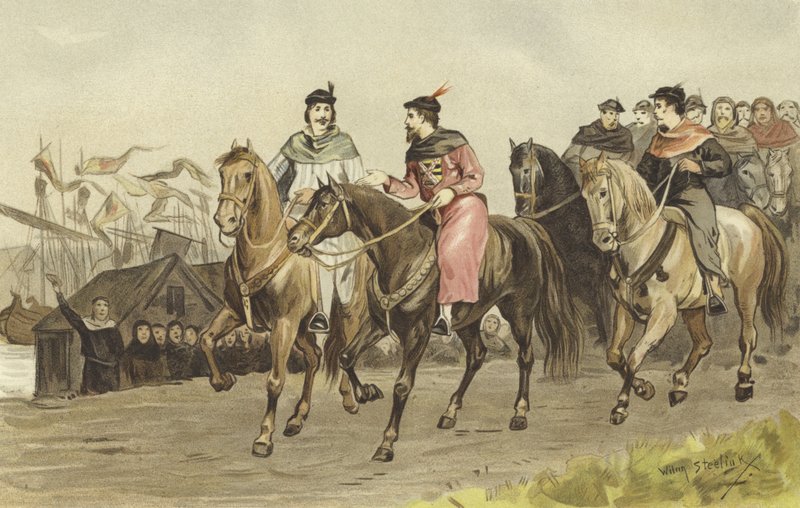 Floris V, hrabě z Holandska, a Gijsbrecht IV z Amstel, 26. července 1274 od Willem II Steelink
