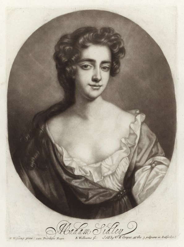 Catharine Sedley, hraběnka z Dorchesteru od Willem Wissing