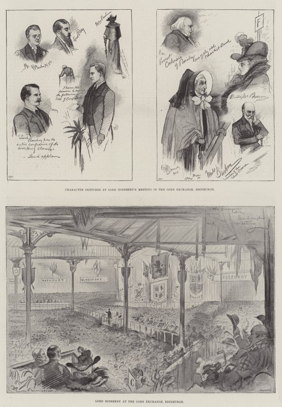 Lord Rosebery v Edinburghu od William A. Donnelly