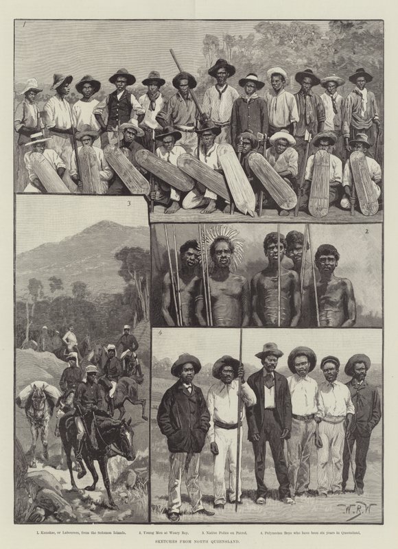 Náčrtky ze Severního Queenslandu od William Barnes Wollen